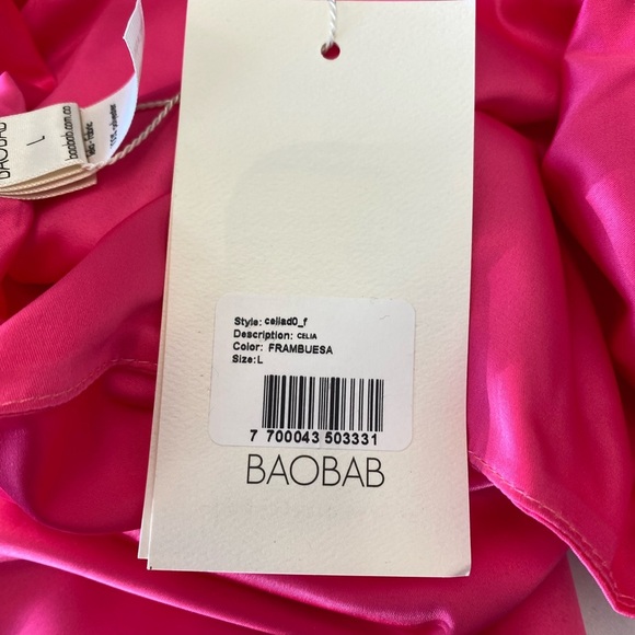 NWT Baobab Celia Mini Dress in Frambuesa Size Large - Picture 12 of 12